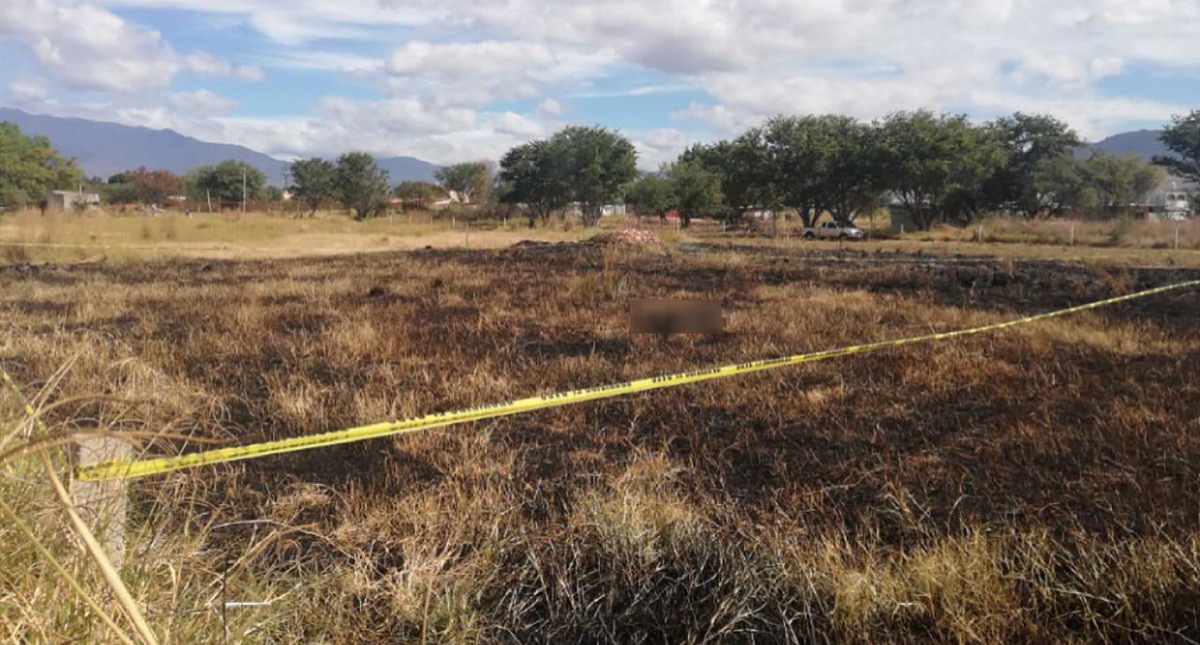 Muere hombre en incendio de pastizales en Oaxaca Muere hombre en incendio de pastizales en Oaxaca