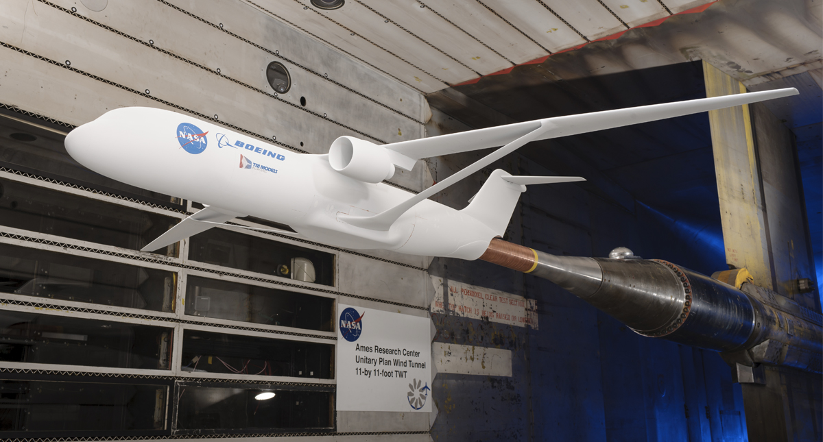 Boeing presentó diseño de ala supersónica para aviones comerciales - nasa-ala-supersonica