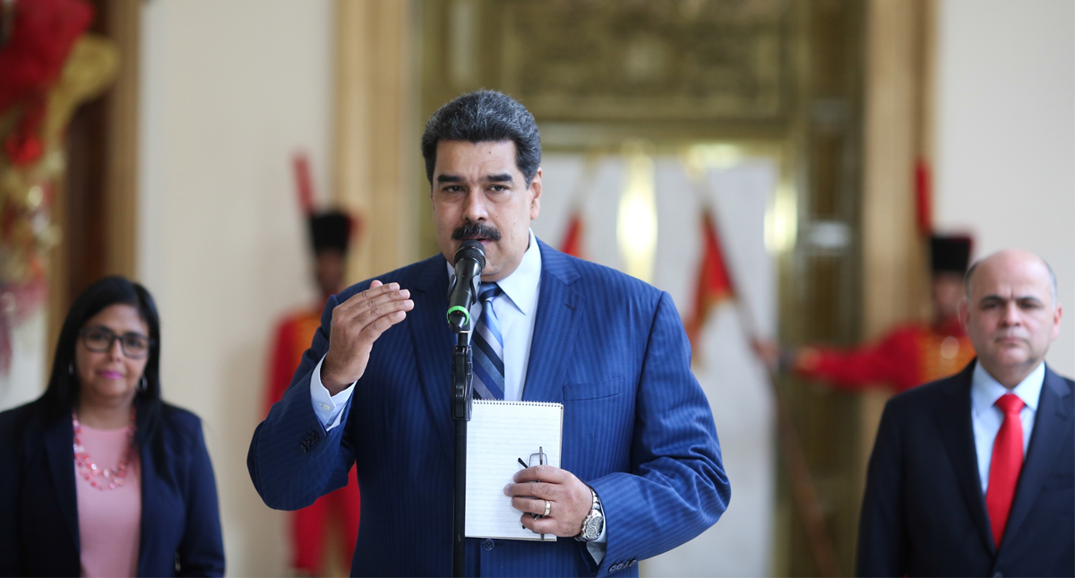 Maduro asegura que está en marcha un golpe de estado ordenado por EE.UU.