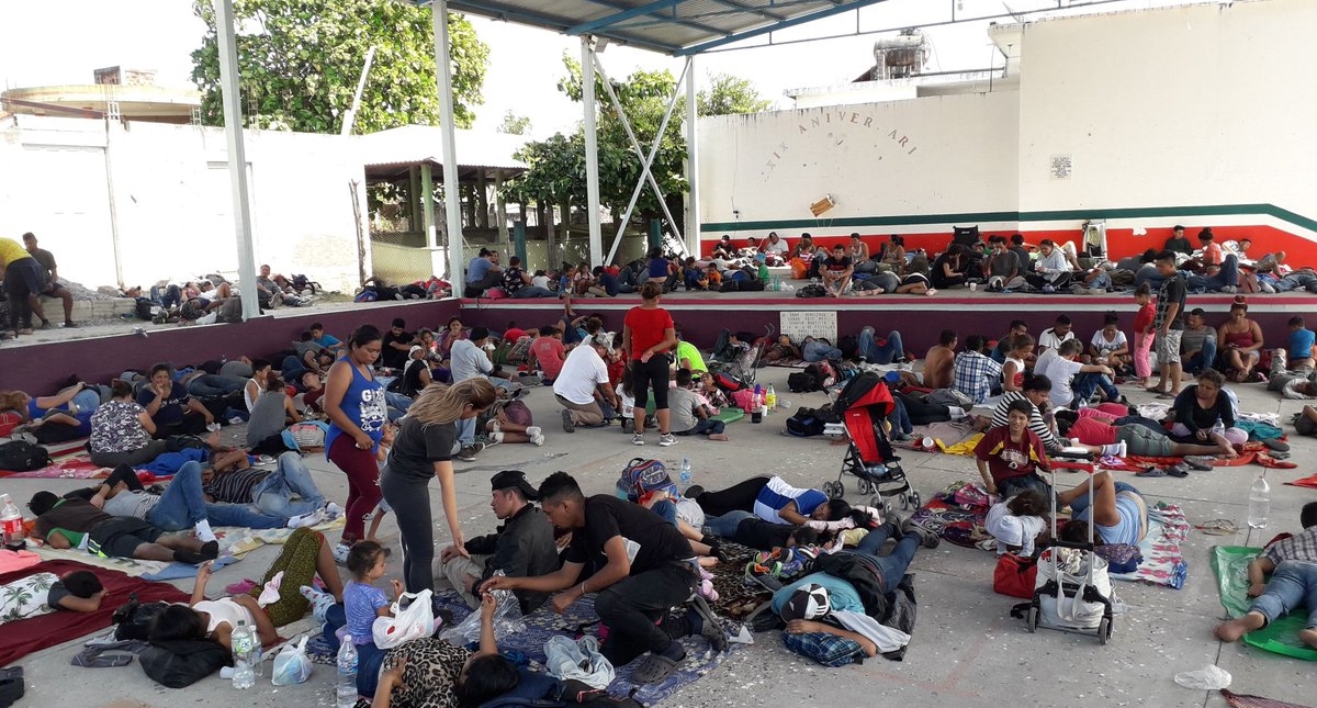 Caravana migrante llega a Oaxaca