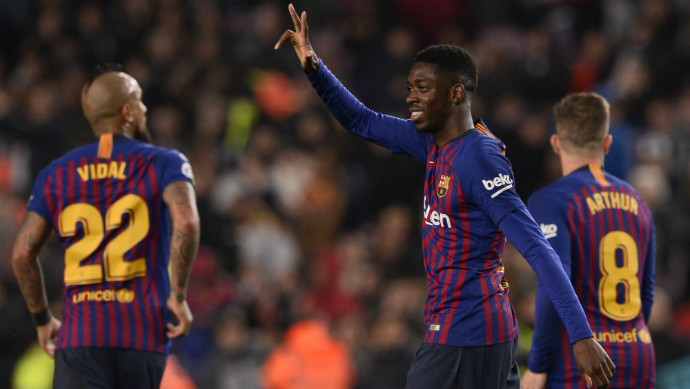Barcelona convoca a Dembélé contra el Manchester United