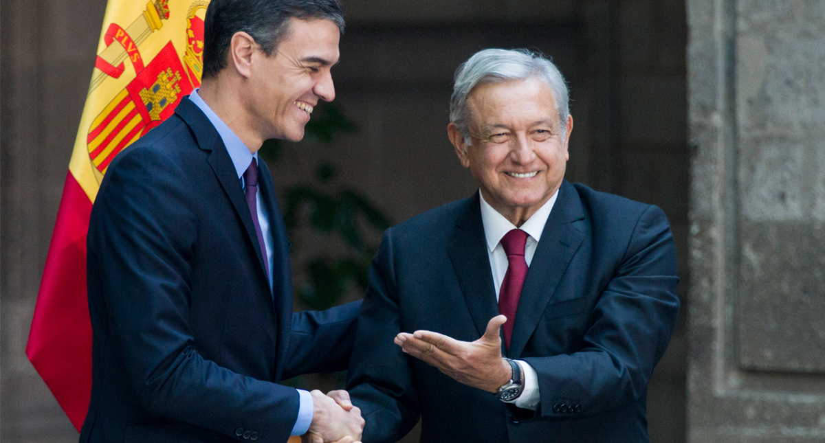 López Obrador recibe al presidente del Gobierno de España López Obrador recibe al presidente del Gobierno de España