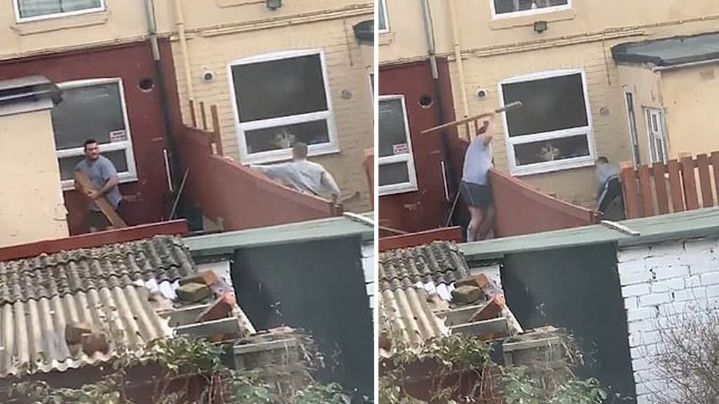 #Video Vecinos pelean a tablazos en Gran Bretaña - pelea-de-vecinos-en-gran-bretana
