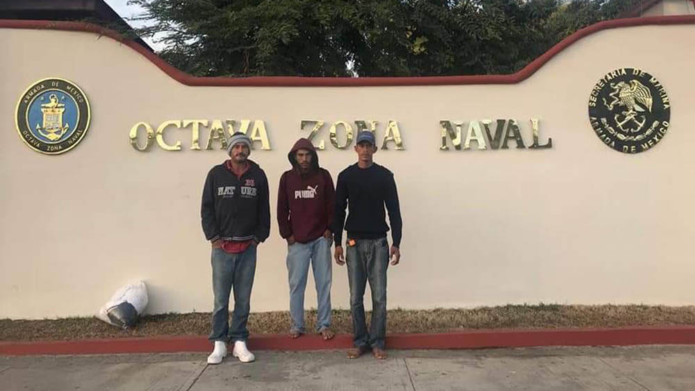 #Video Semar rescata a pescadores tras ocho días en altamar