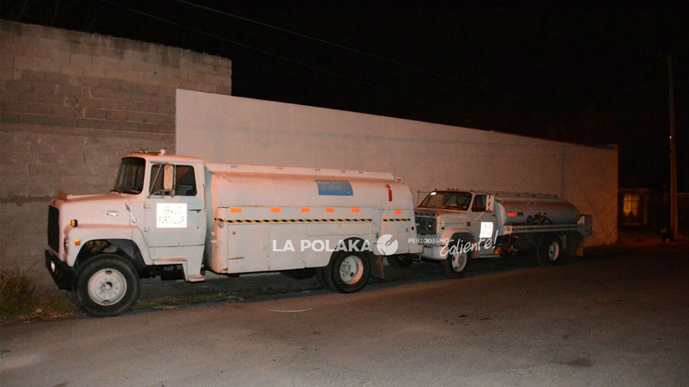 Roban pipas con combustible en Chihuahua