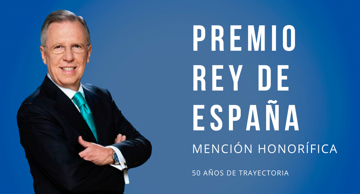 Felicitan a López-Dóriga por el Premio Rey de España