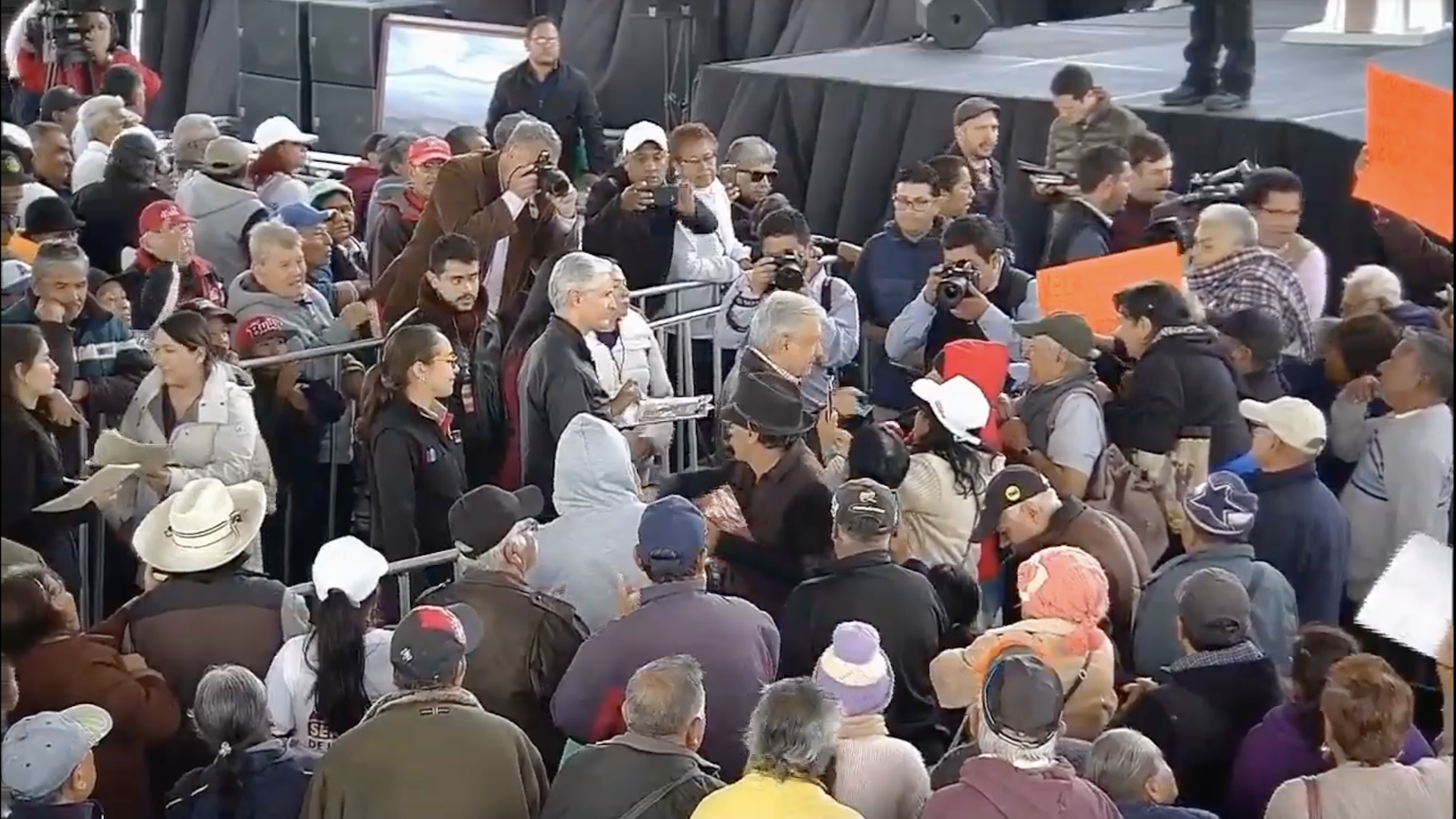 Presentación del programa Pensión para Adultos Mayores