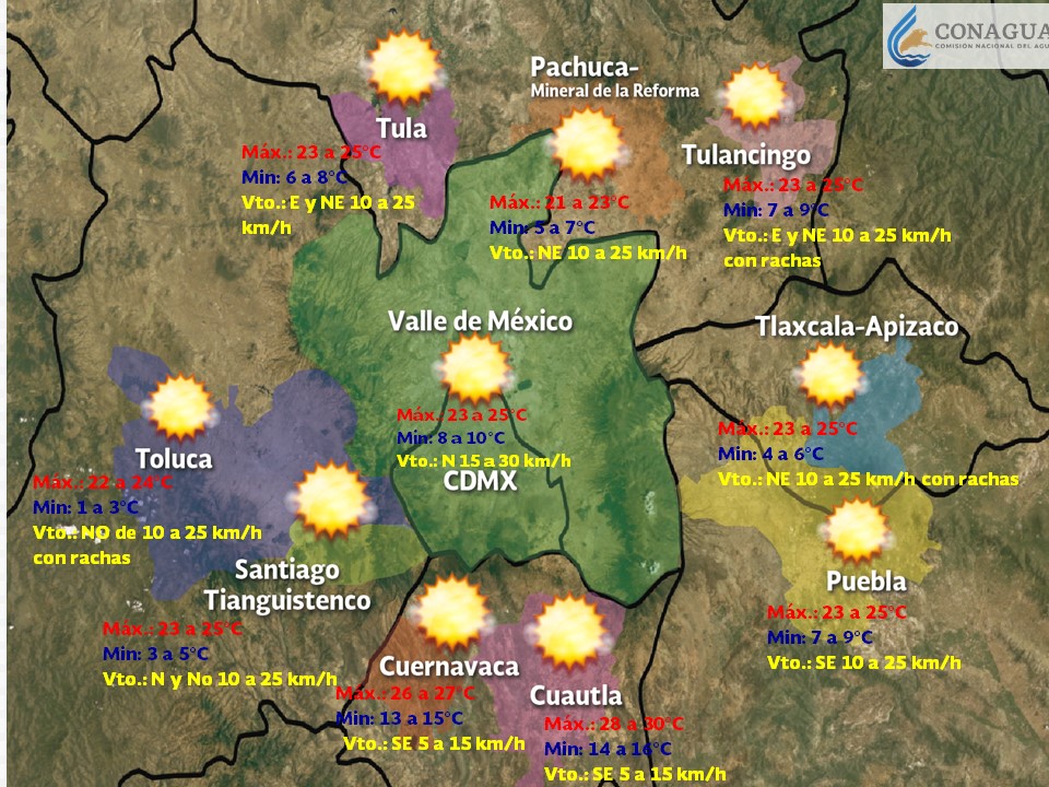 Frente Frío 23 provocará tormentas en el norte del país - pronostico-26-de-enero-2