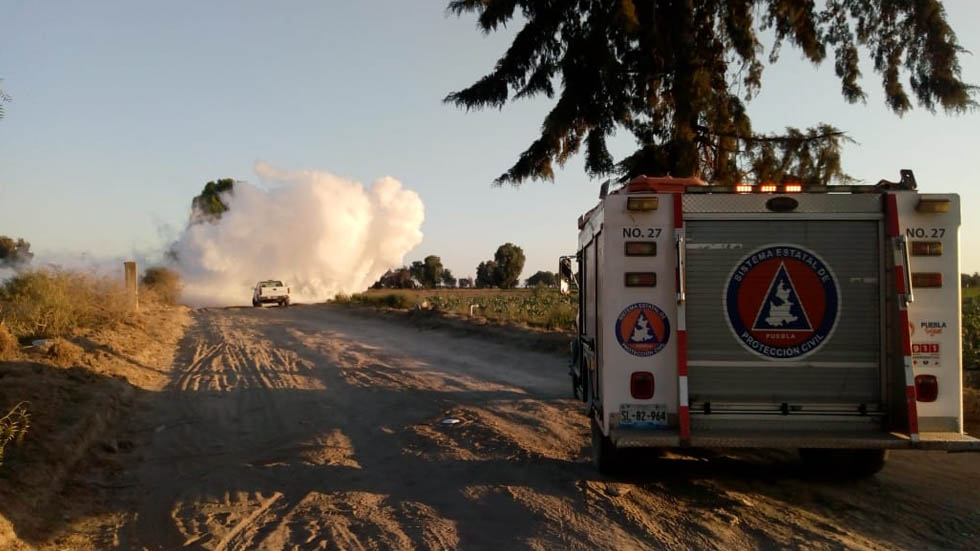 Cierran la autopista Puebla-Orizaba por fuga de gas LP - puebla-orizaba-fuga-gas-lp-2