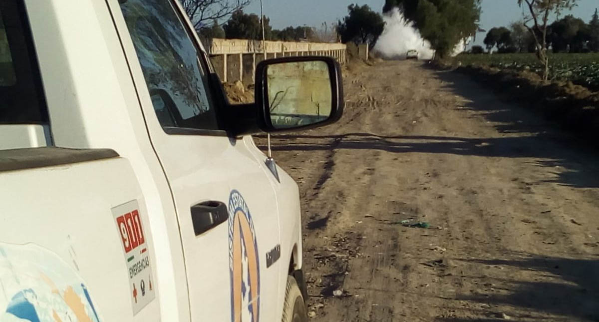 Cierran la autopista Puebla-Orizaba por fuga de gas LP