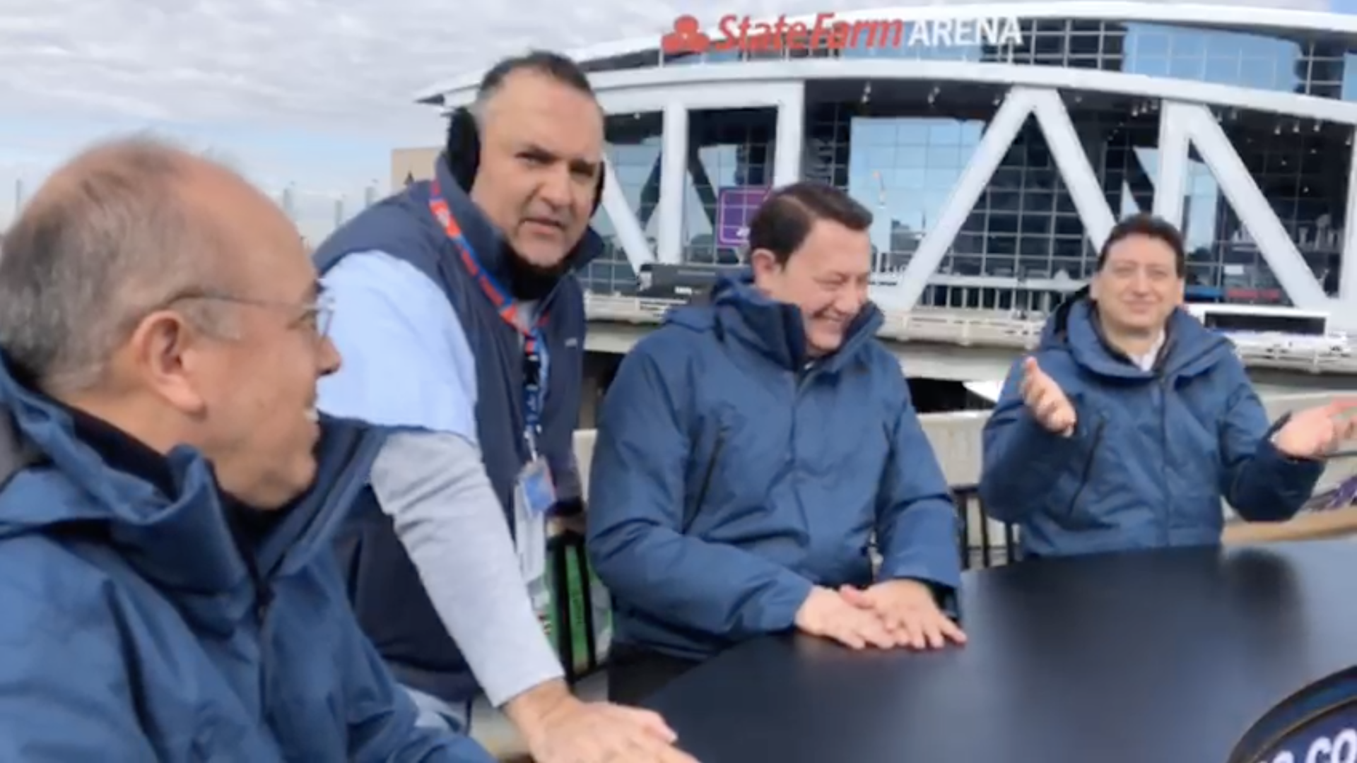 Francisco Villalobos con de Valdés, Burak y Segarra