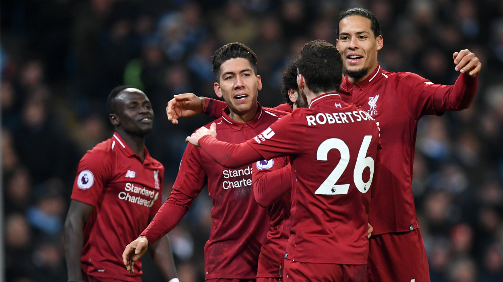 Manchester City acaba con imbatibilidad del Liverpool - roberto-firmino
