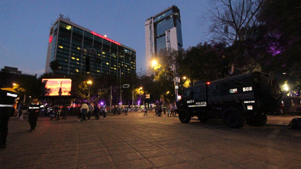 Saldo blanco tras festejos de año nuevo en Reforma