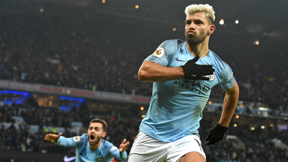 Manchester City acaba con imbatibilidad del Liverpool - sergio-aguero