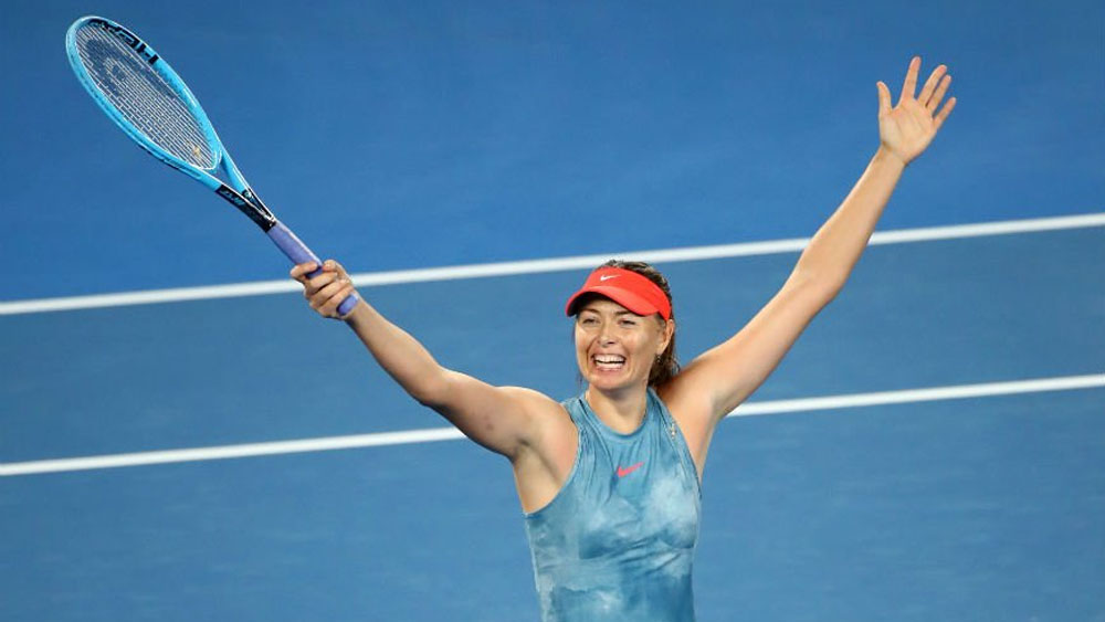 Sharapova elimina a Wozniacki en el Abierto de Australia