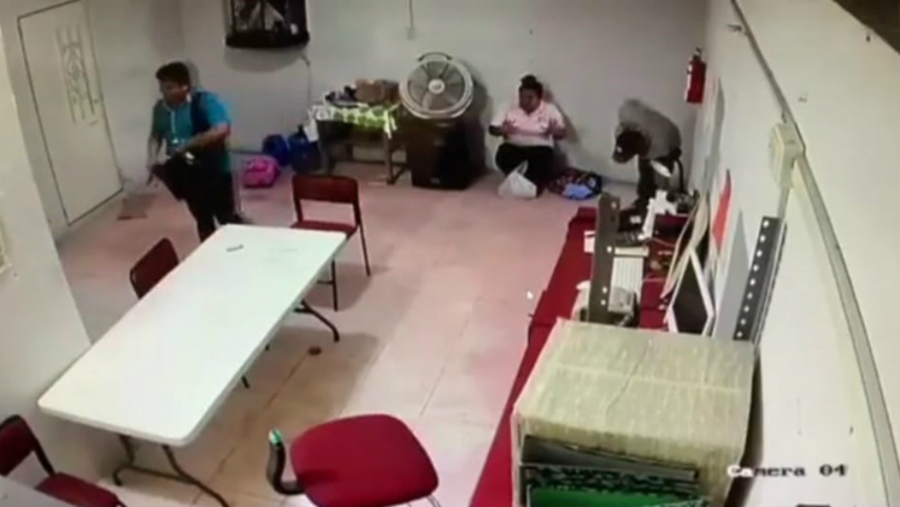 #Video Asaltan casa de empeño en Oaxaca