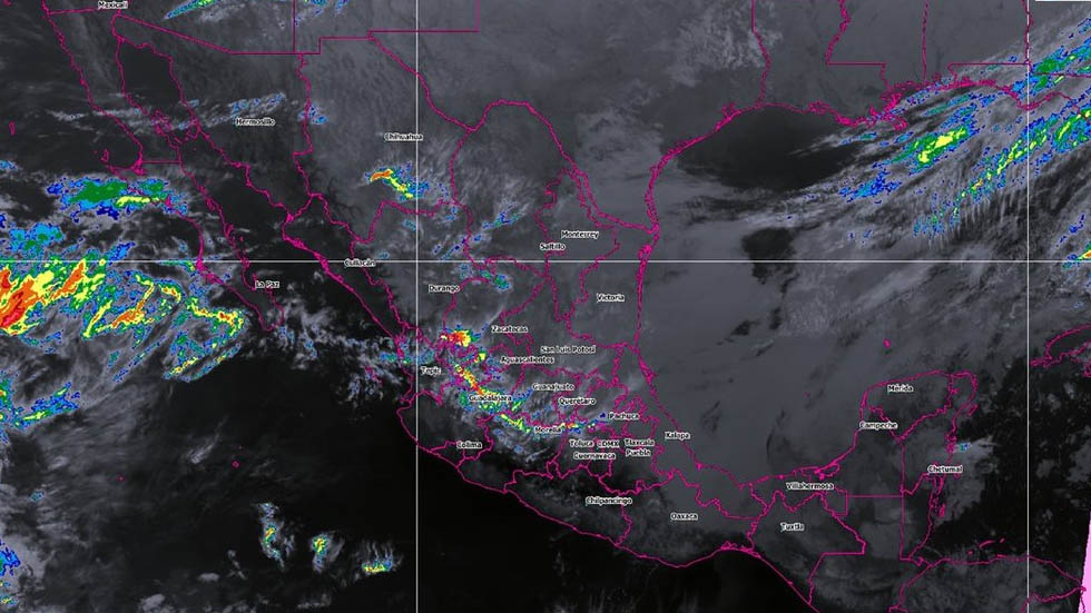 Preven tormentas y chubascos en el sureste de México