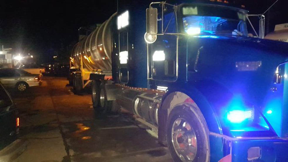 Aseguran a conductor con 66 mil litros de turbosina robada