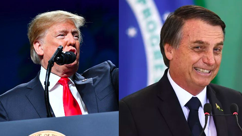 Trump elogia a Bolsonaro debido a comparación entre ambos