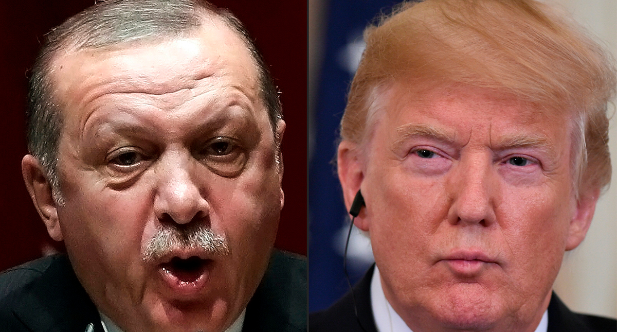 Erdogan y Trump discuten creación de una “zona de seguridad” en Siria