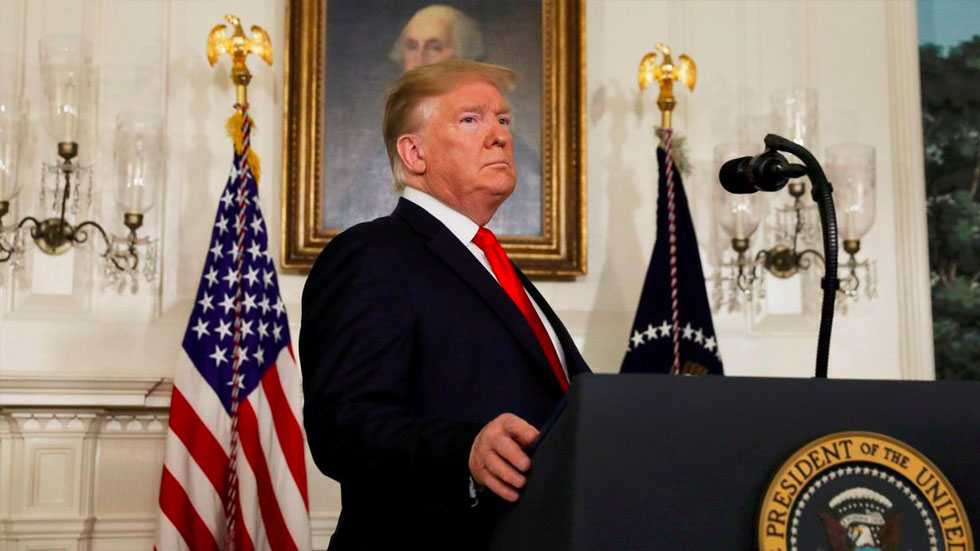 Departamento de Justicia analizó la posibilidad de remover a Trump