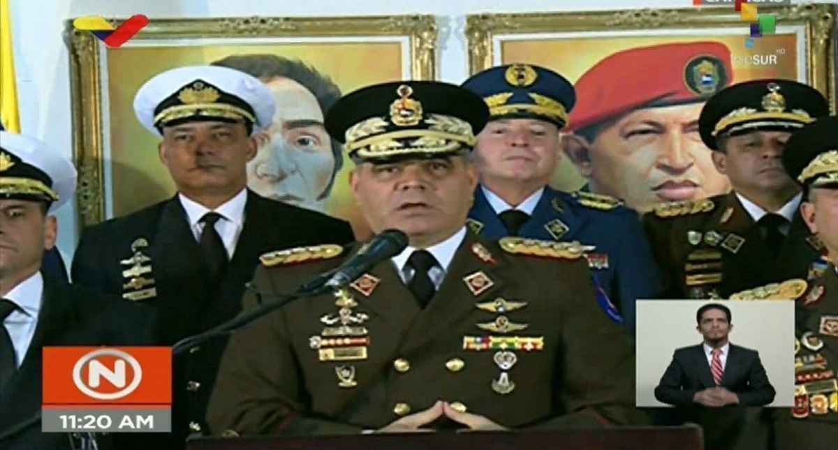 Generales de Venezuela demuestran lealtad a Maduro - vladimir-padrino