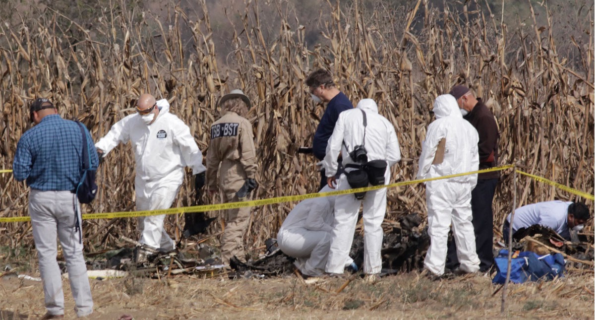 Emiten primer informe sobre accidente aéreo en Puebla