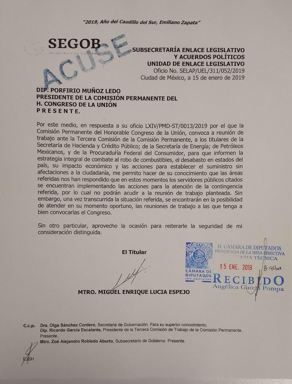 Funcionarios del gabinete de AMLO plantan a diputados y no comparecen - whatsapp-image-2019-01-15-at-100224