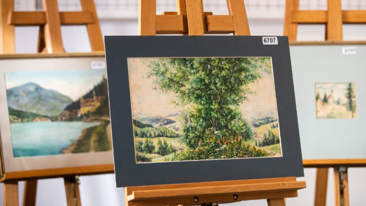 Fracasa subasta de cuadros de Hitler Fracasa subasta de cuadros de Hitler