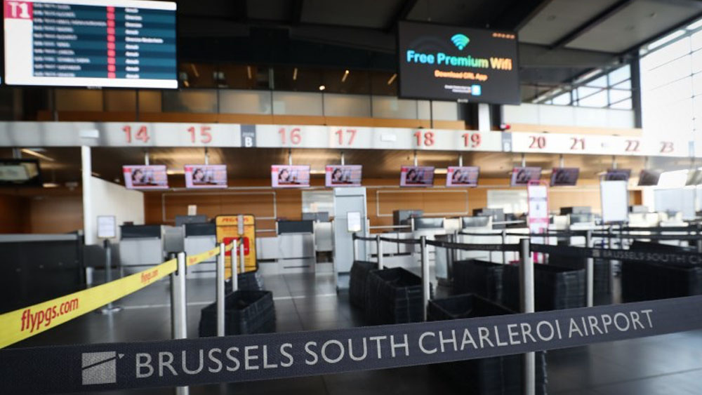 Bélgica cierra espacio aéreo por huelga general