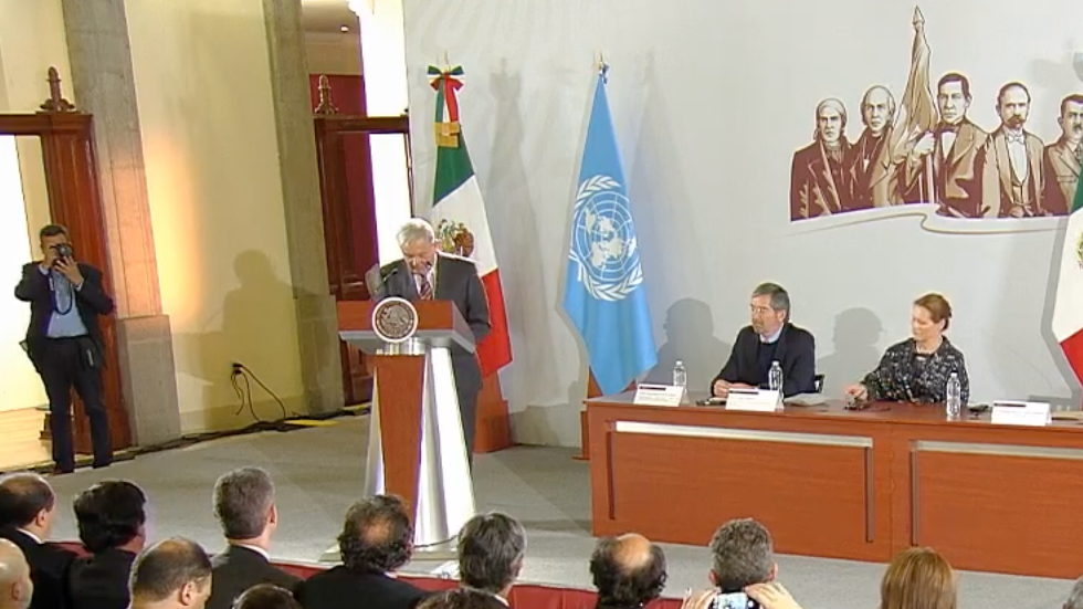 López Obrador ofrece mensaje por la firma del Acuerdo Marco López Obrador ofrece mensaje por la firma del Acuerdo Marco