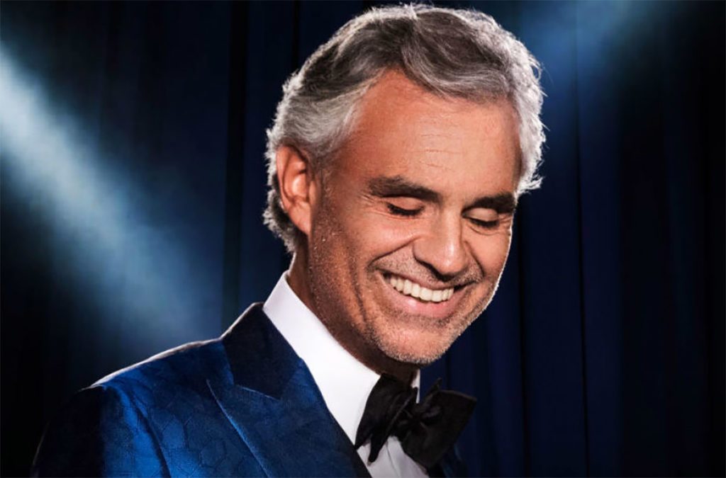 Andrea Bocelli en concierto en la Ciudad de México
