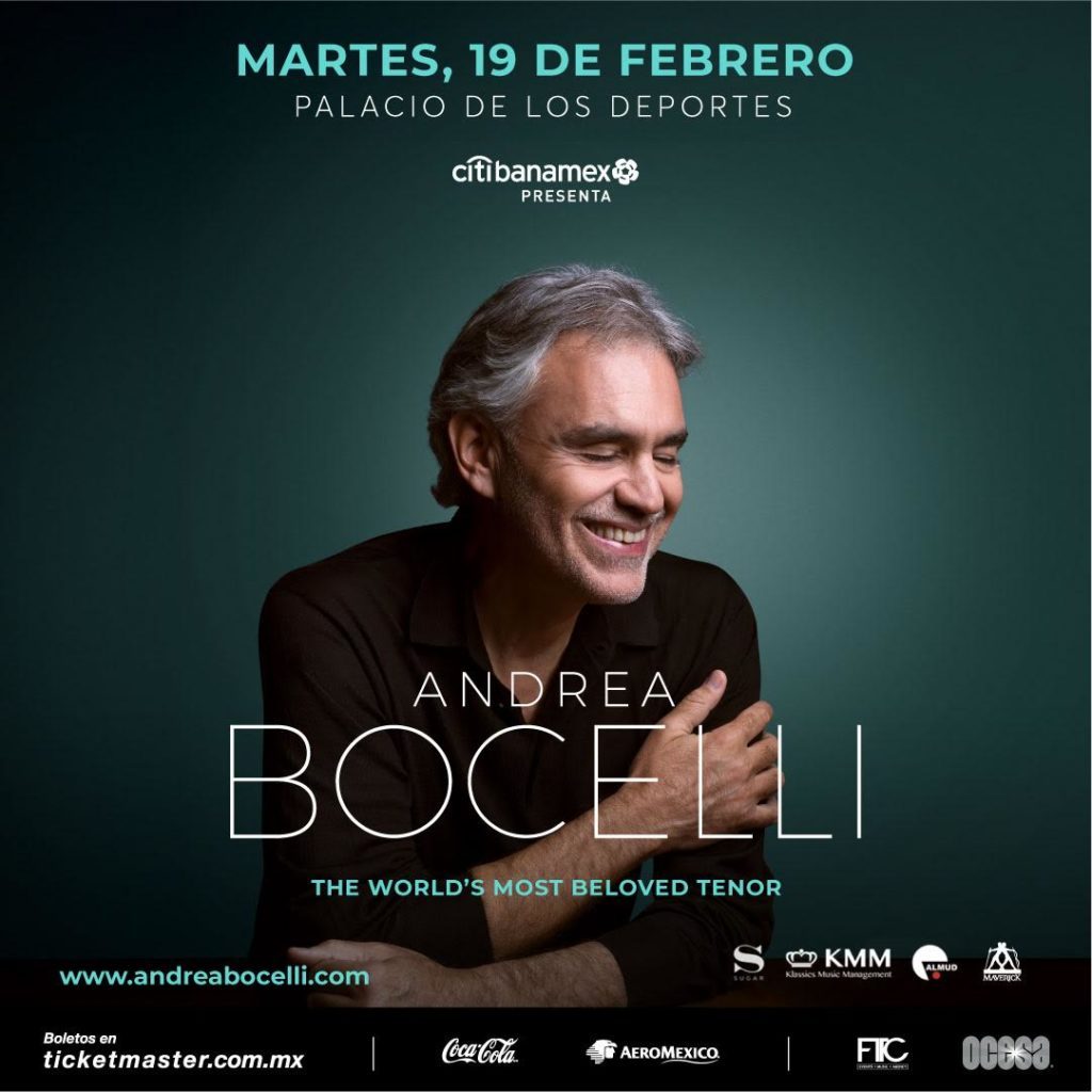 Andrea Bocelli en concierto en la Ciudad de México - andrea5