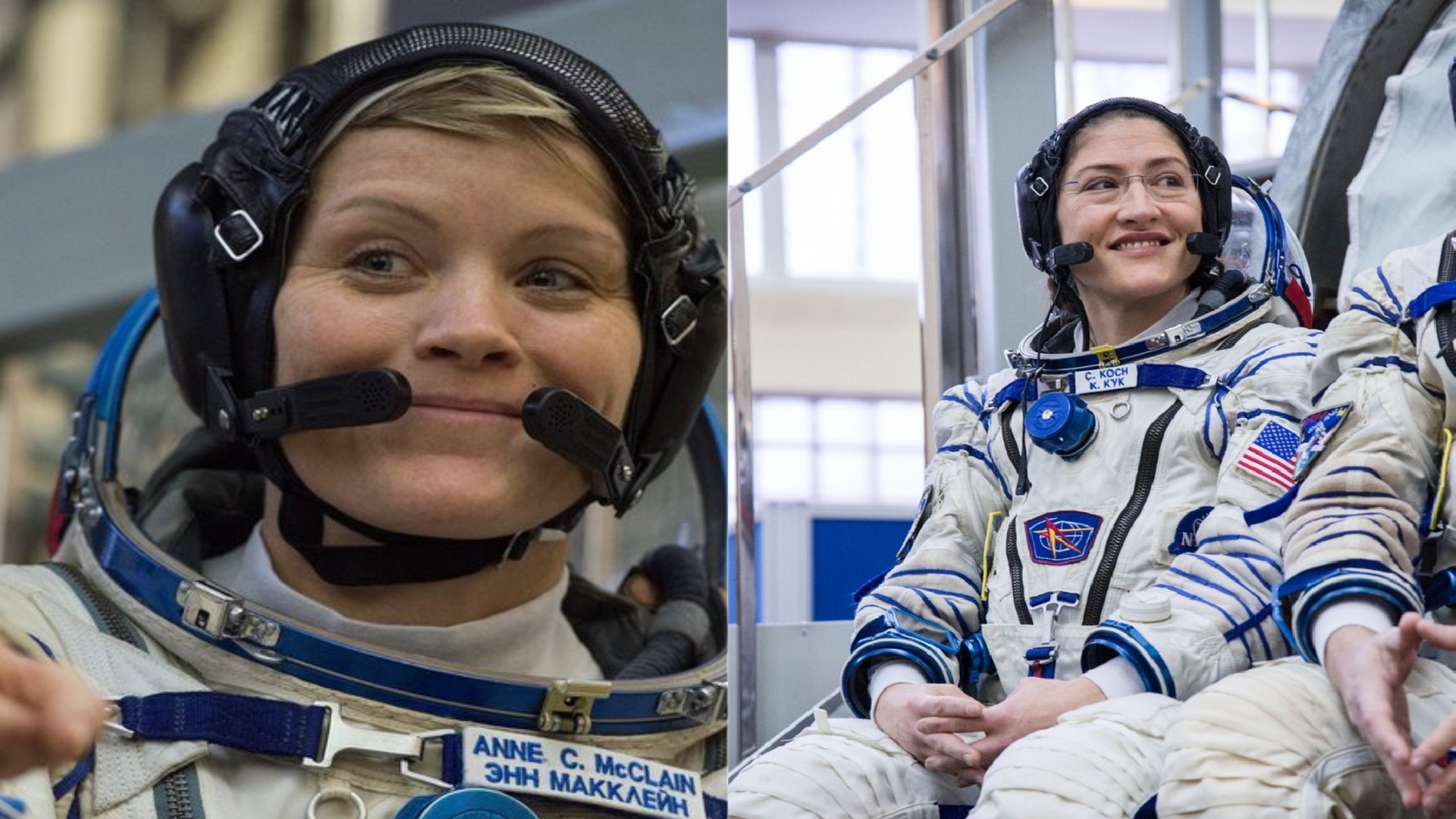 Dos mujeres realizarán caminata espacial por primera vez