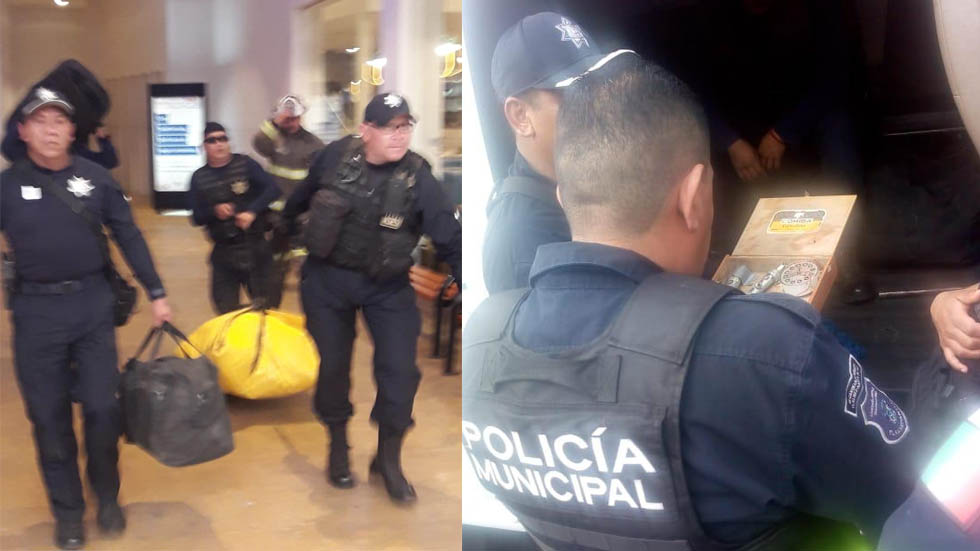 Aseguran y desactivan bomba casera en Mundo E