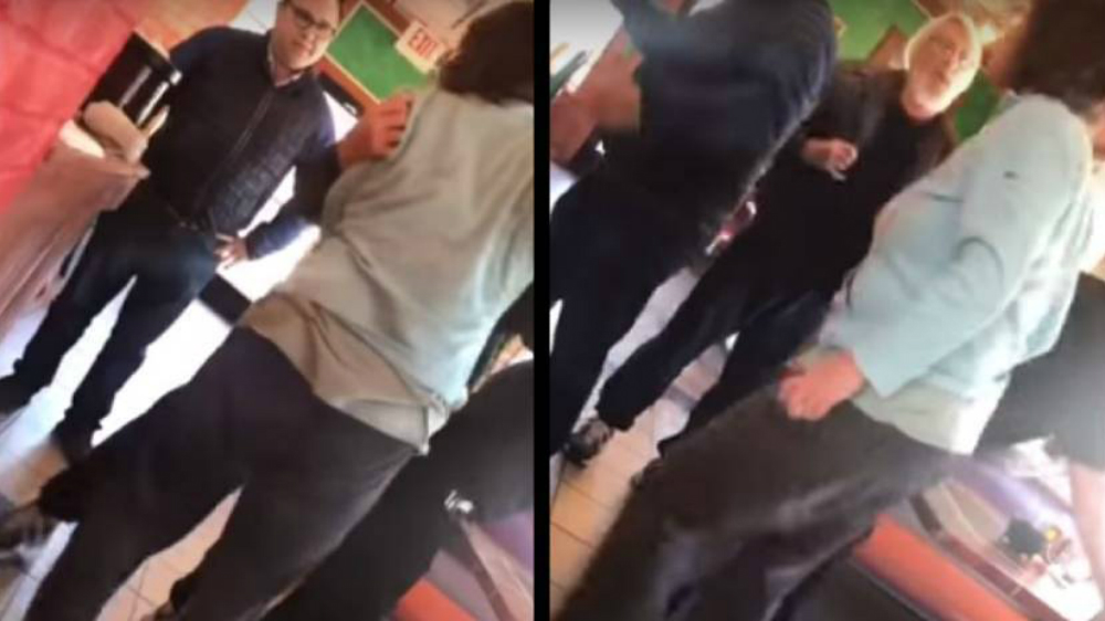 #Video Mujer ataca a gerente de restaurante por hablar español en EE.UU.