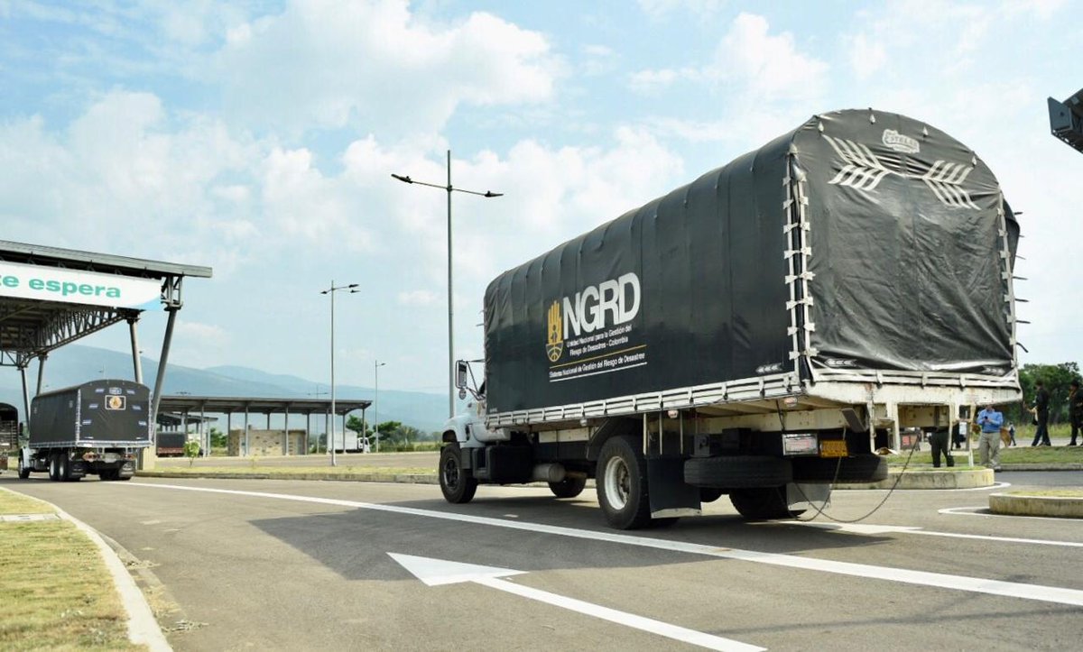 Llega ayuda humanitaria estadounidense a la frontera de Venezuela - ayuda-humanitaria-venezuela