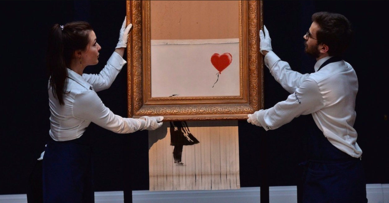 Obra que destruyó Banksy será exhibida en Alemania