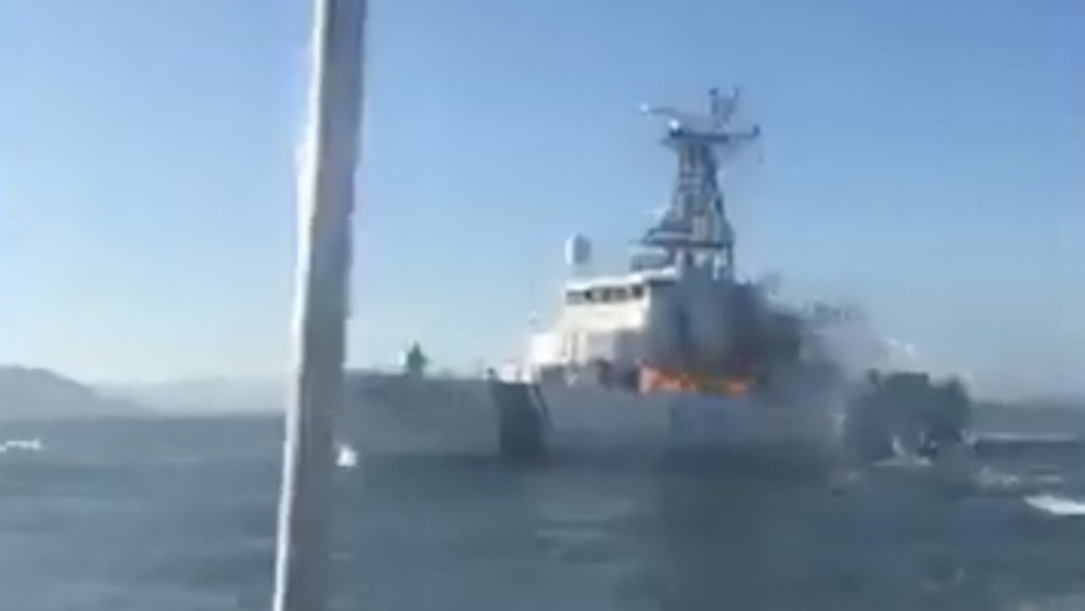 #Video Pescadores incendian barco de ONG que protege a vaquita marina