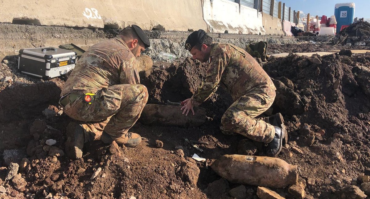 Hallan bombas de la Segunda Guerra Mundial en Aeropuerto de Roma