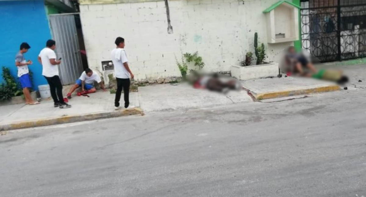 Ataque armado deja tres muertos y dos heridos en Cancún