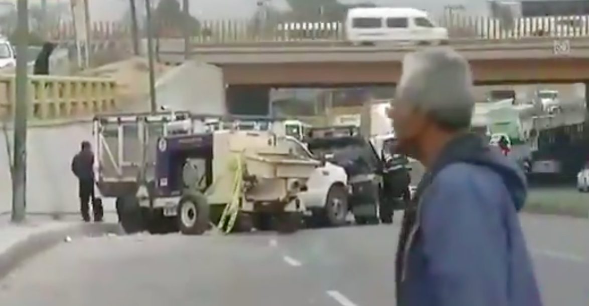 Choque en Eje 10 Sur deja al menos seis lesionados