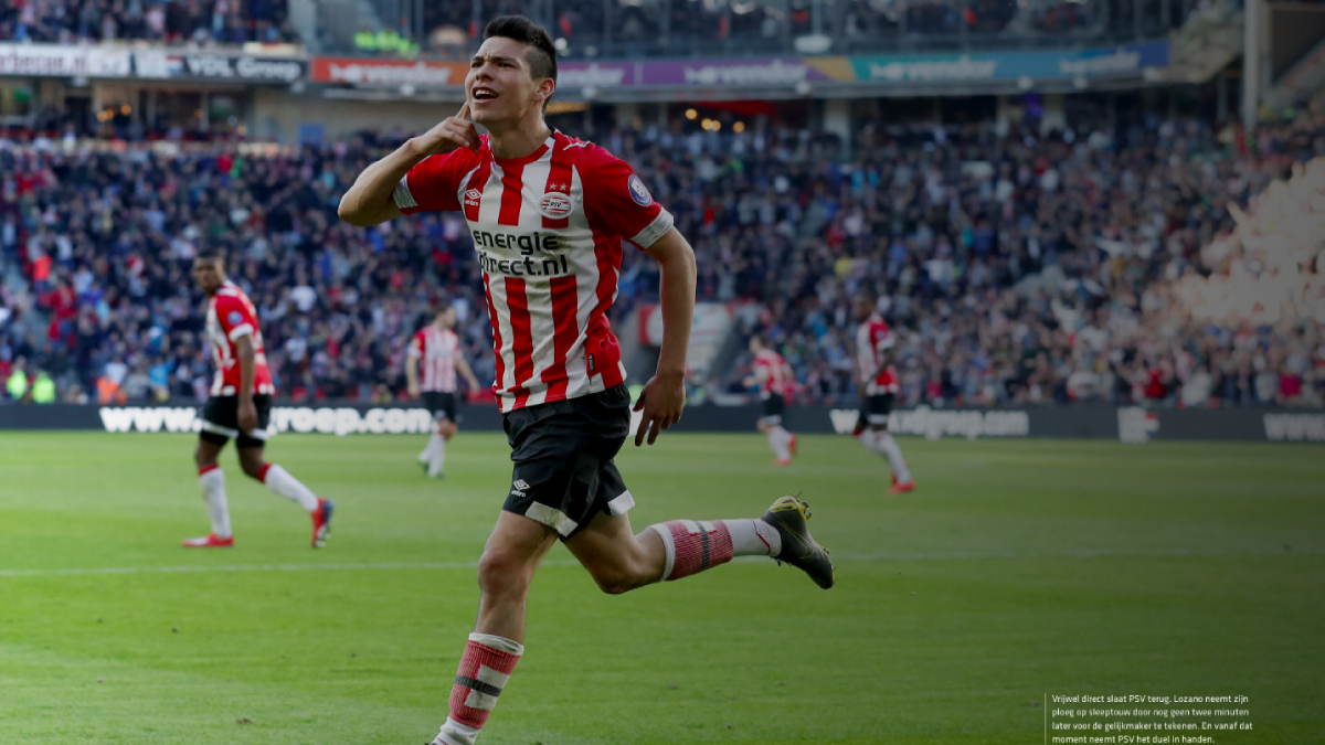 Golazo de Chucky Lozano contra el Feyenoord