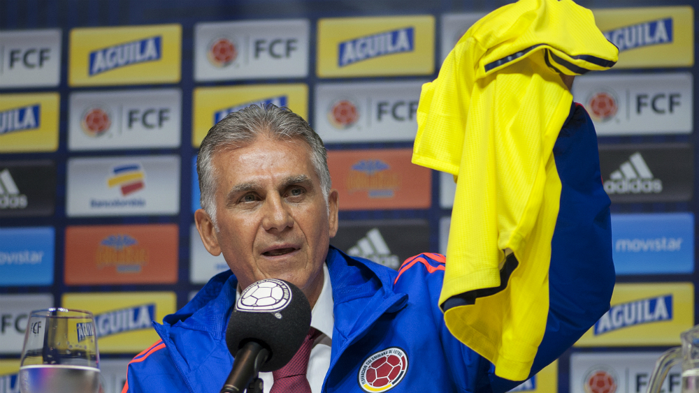 Presentan a Carlos Queiroz como entrenador de Colombia