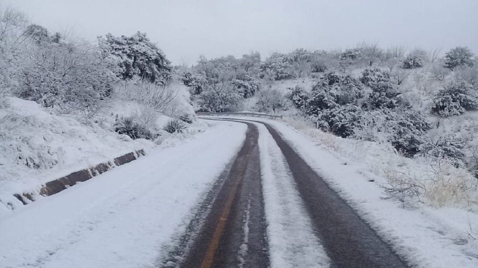 Suspenden clases en Sonora por nevadas