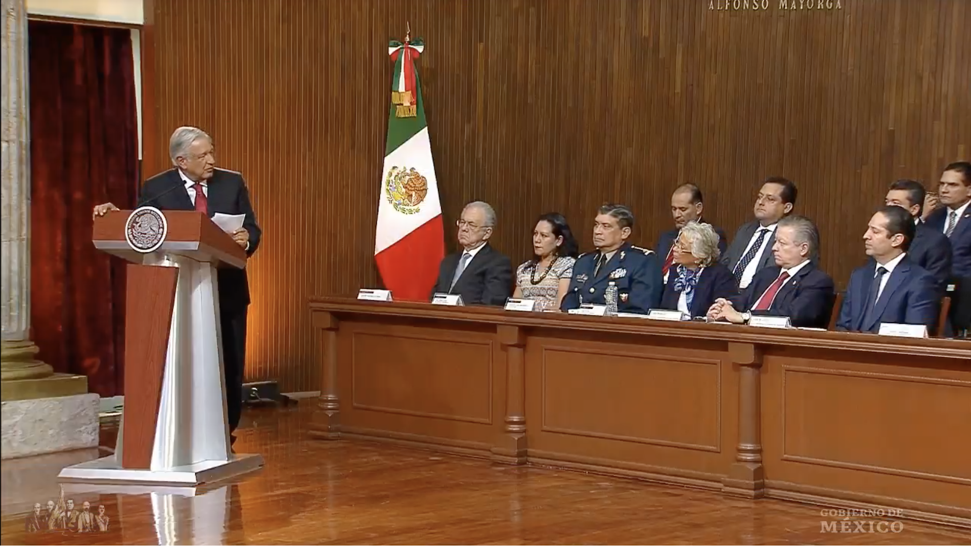 Ceremonia por el 102 Aniversario de la Constitución