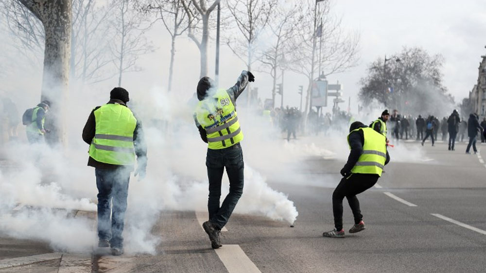 Manifestante pierde mano durante protesta de chalecos amarillos