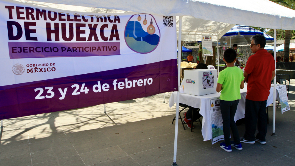 Han participado hasta el momento 16 mil 555 personas en consulta sobre termoeléctrica
