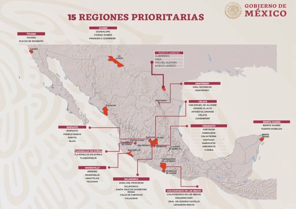 Pacificación del país desplegará a 600 agentes por región - coordinaciones-regionales-prioritarias