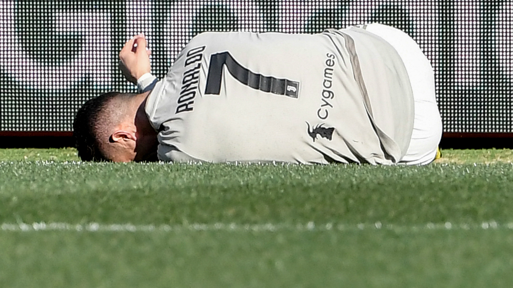 Cristiano Ronaldo es duda por lesión para la visita al Nápoles